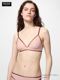 Reggiseno Senza Ferretto Rete Bicolore