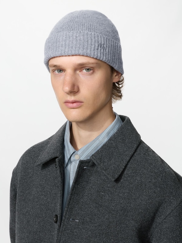 Wool Cashmere Blend Beanie