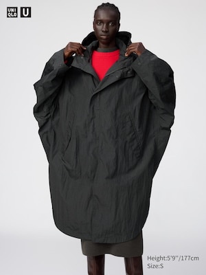 Abrigo largo capucha oversize