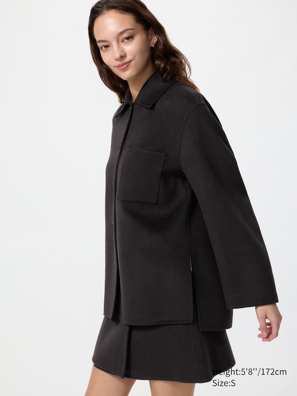 Wollmix Hemdjacke