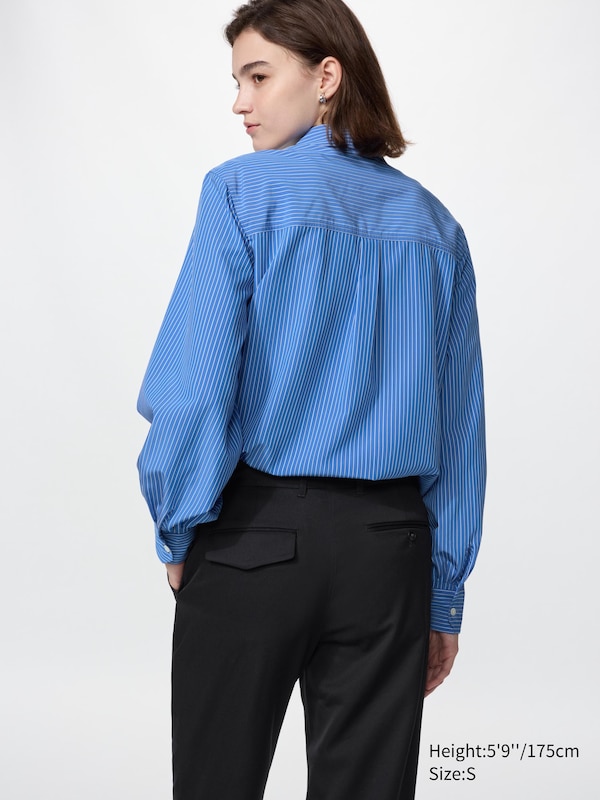 Pantalon droit en laine