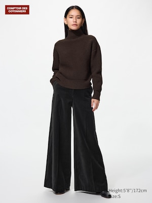 Velvet Wide Trousers
