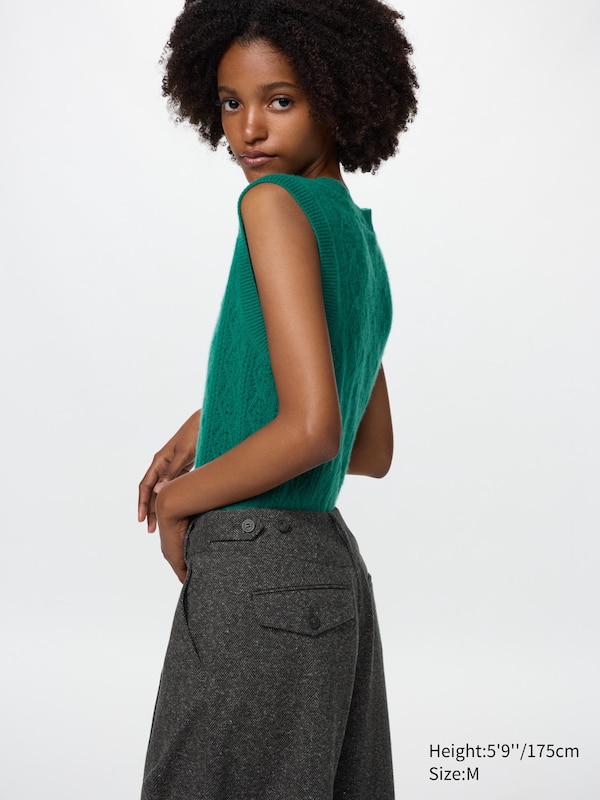Brushed Jersey Barrel Leg Trousers