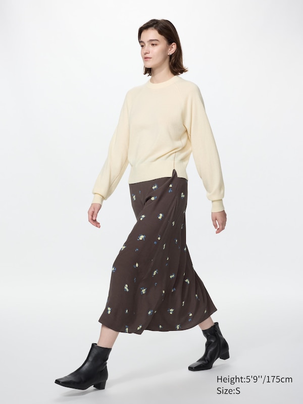 Rayon Midi Skirt (Printed)