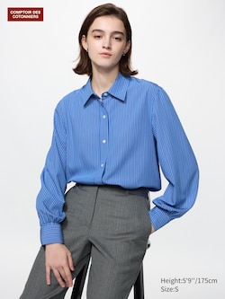 Rayon Blend Shirt (Striped)