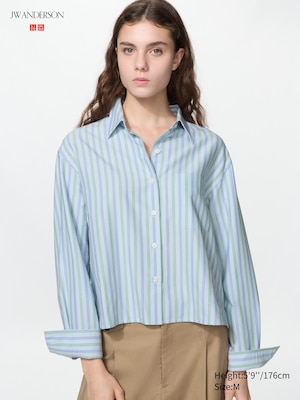 Oxford Boxy Shirt (Striped)