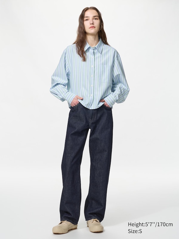 Oxford Boxy Shirt (Striped)