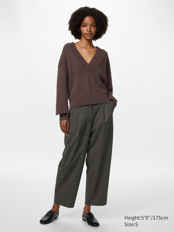 100% Cashmere V Neck Jumper