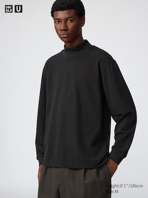 Mock Neck T-Shirt (Long Sleeve)