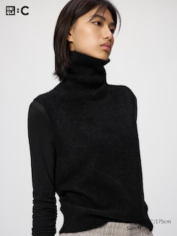 Fluffy 100% Cashmere Vest