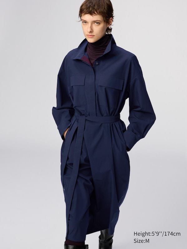 Stand Collar Dress