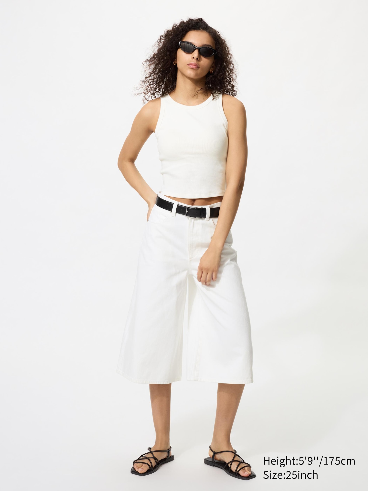 Denim Culotte Pantolon