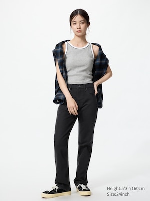 Slim Straight Jeans (Shorter)