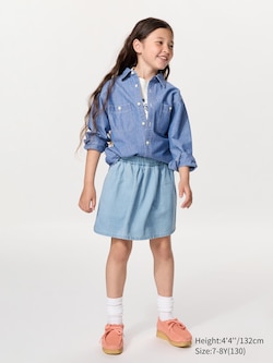 Denim Mini Skort