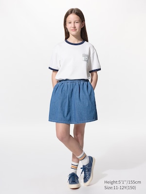 Denim Mini Skort