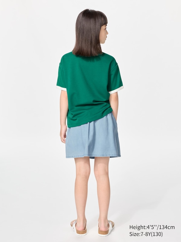 Mini-jupe-short en jean