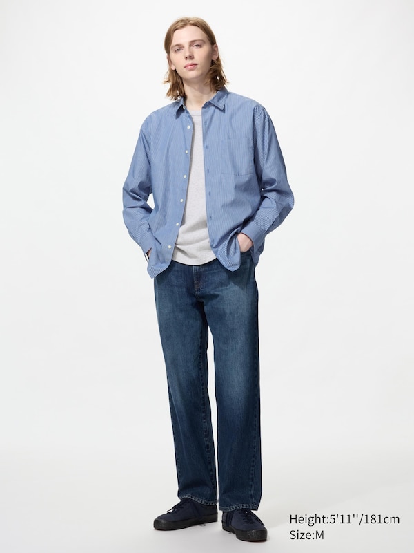 Broadcloth Regular Fit Shirt (Regular Collar, Striped)