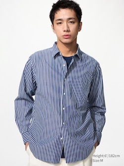 Broadcloth Regular Fit Shirt (Regular Collar, Striped)