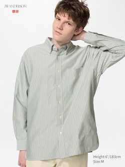 Oversized Oxford Shirt (Striped)
