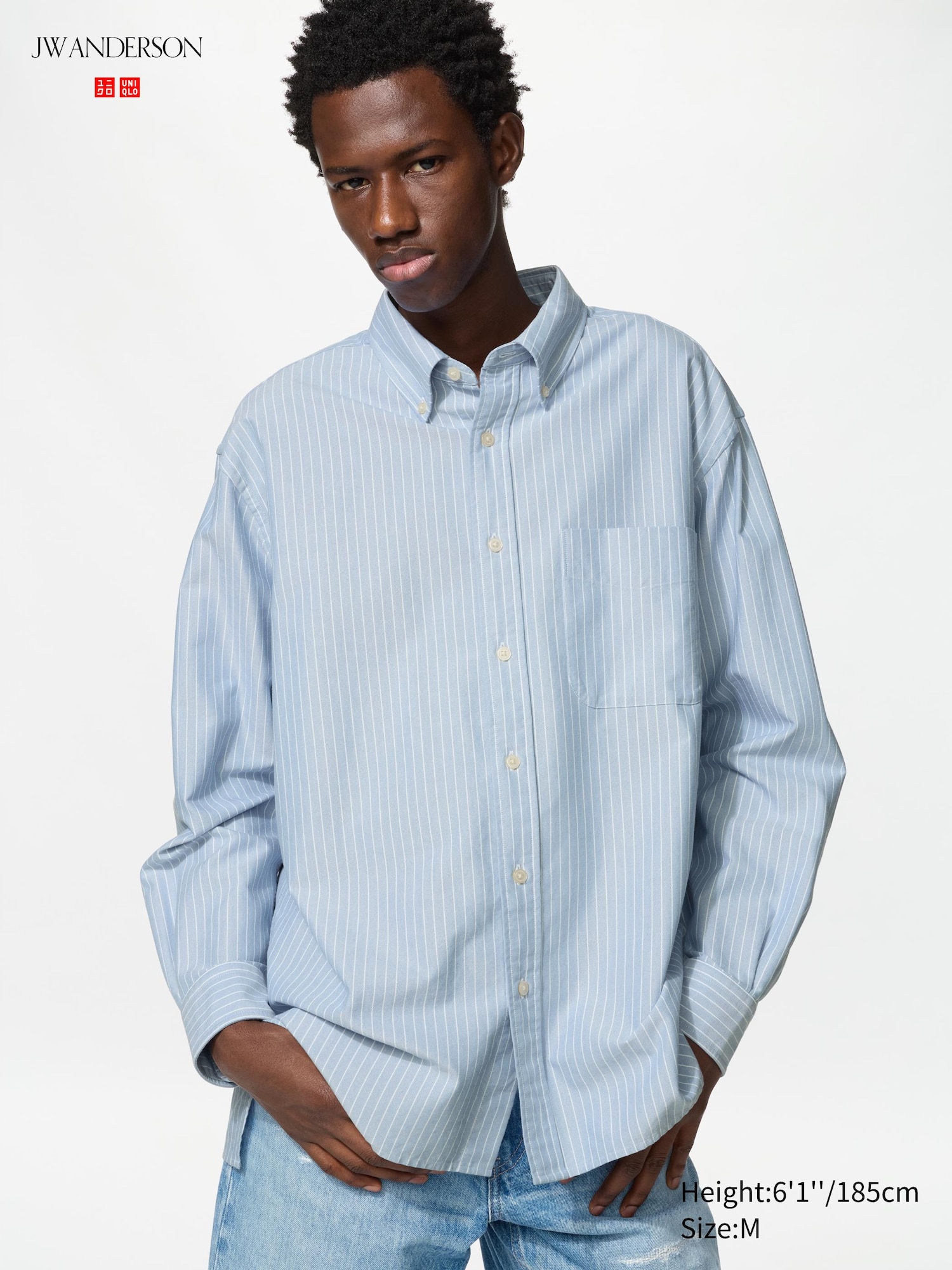 Oversize Oxford Gömlek (Çizgili)