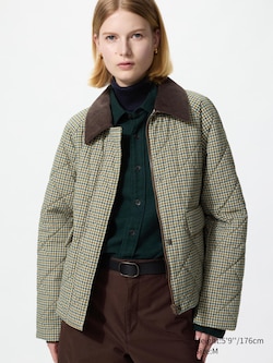 Padded Utility Short Jacket (Patterned)