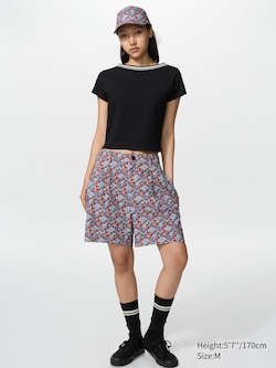 Pleated Shorts (Floral)