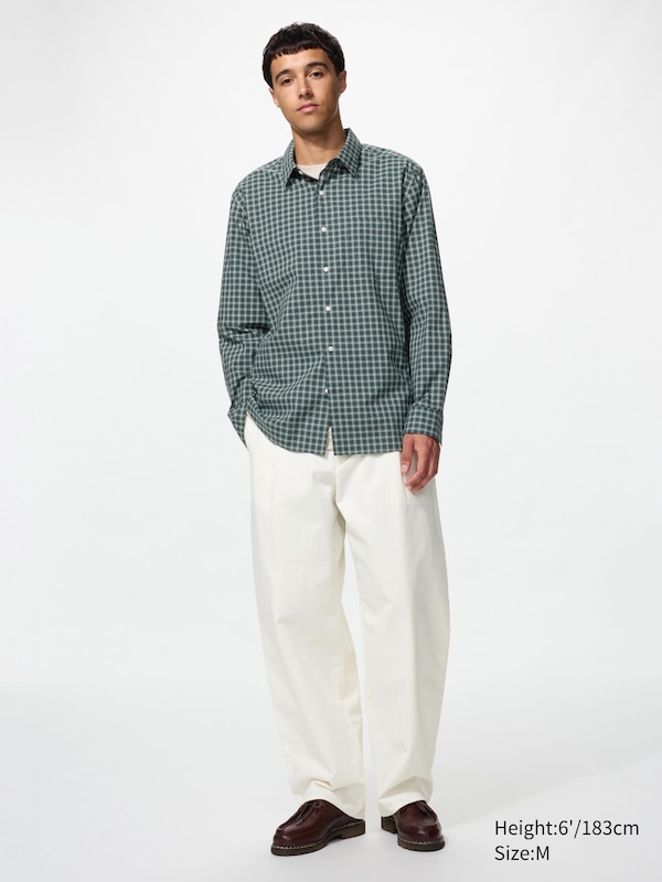 Broadcloth Regular Fit Shirt (Regular Collar, Checked)