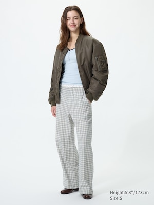 Pantalon Easy en flanelle (Vichy)