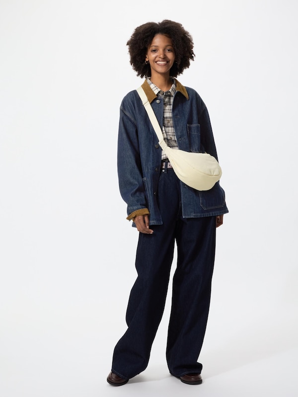 Round Mini Shoulder Bag (Corduroy)