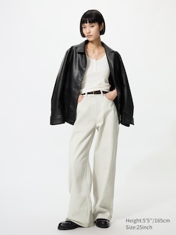 High Rise Wide Jeans