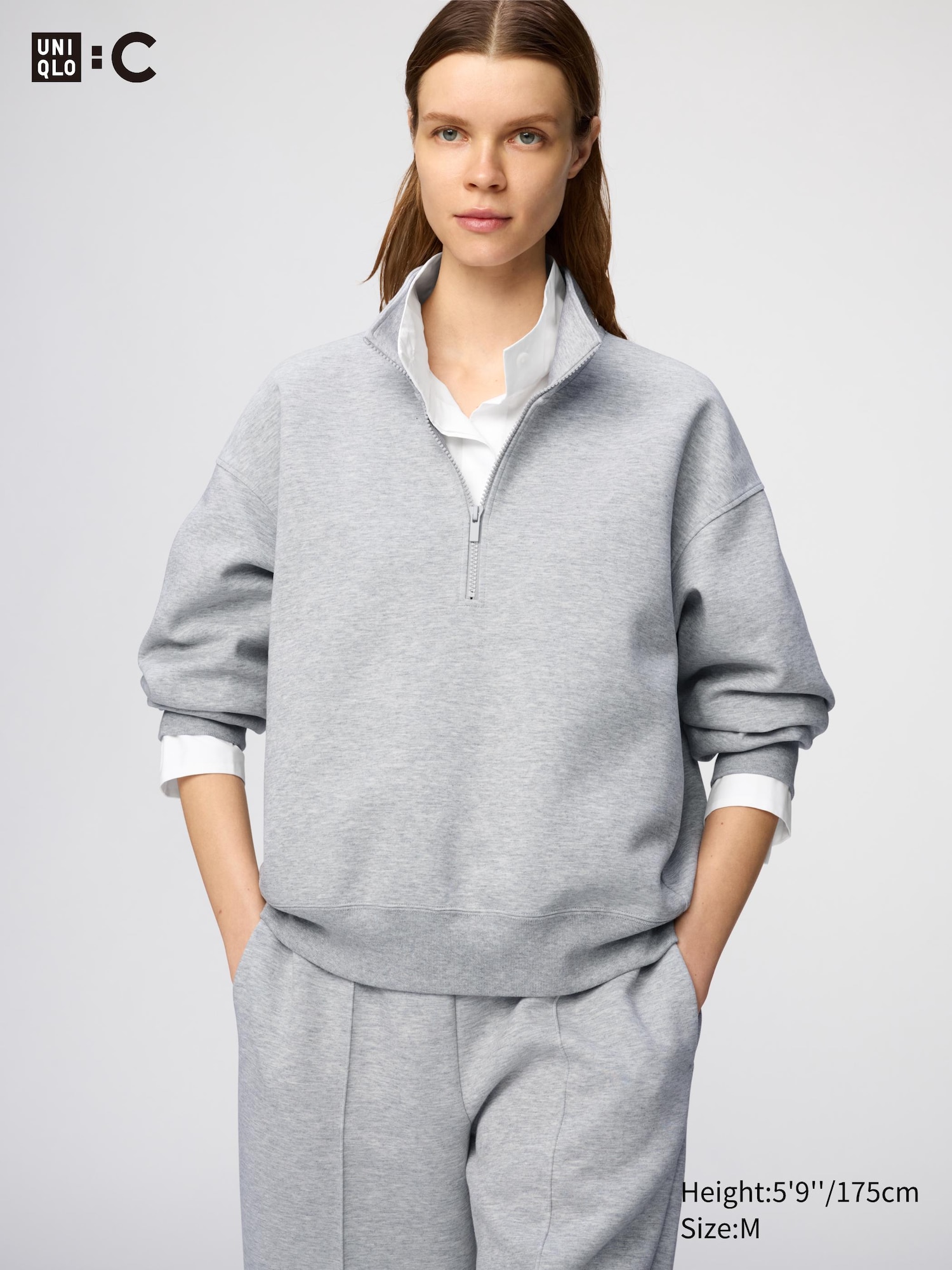 Yarım Fermuarlı Sweatshirt