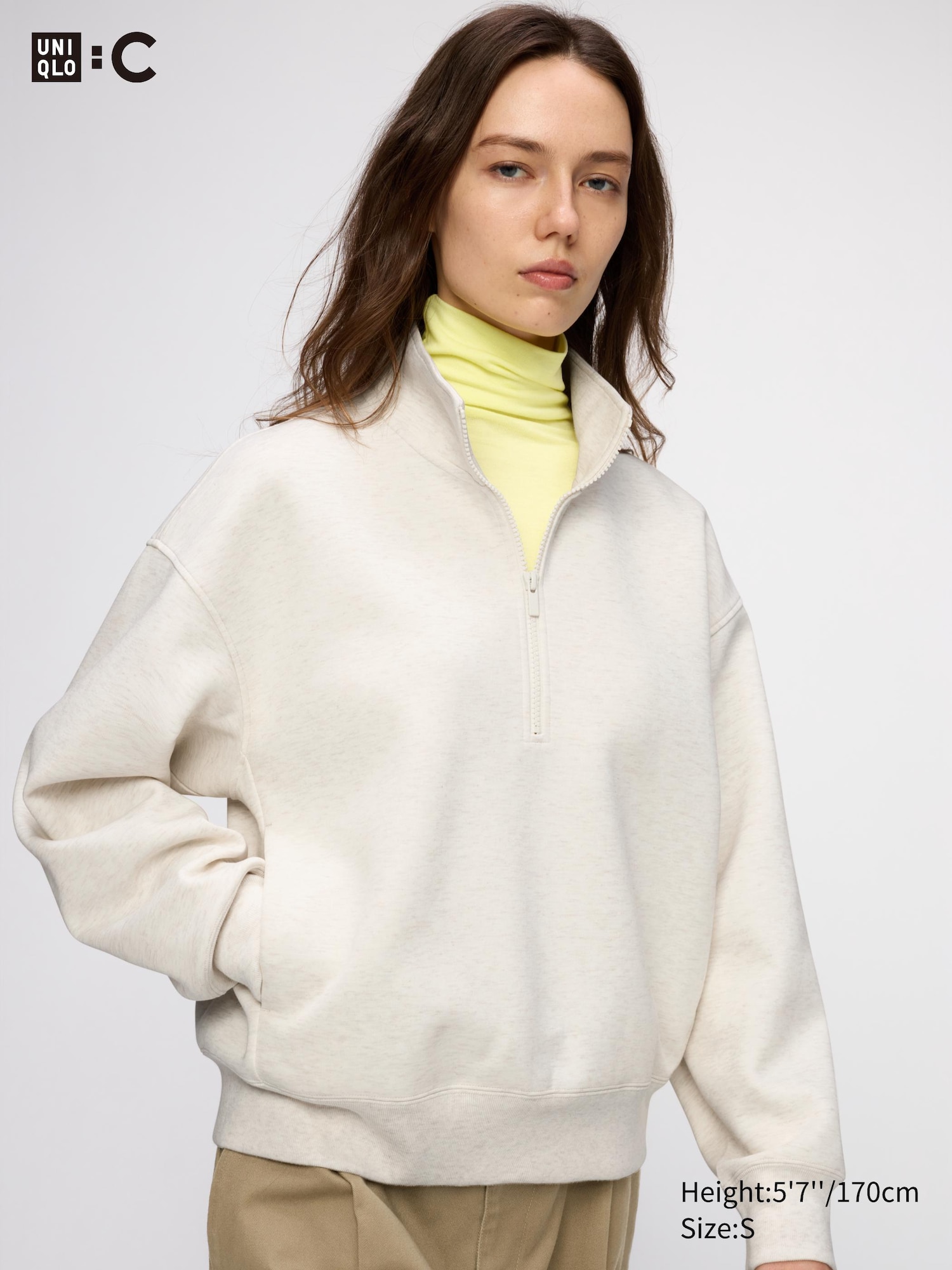 Yarım Fermuarlı Sweatshirt