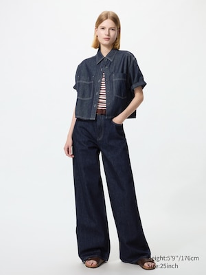 High Rise Wide Jeans (Longer)