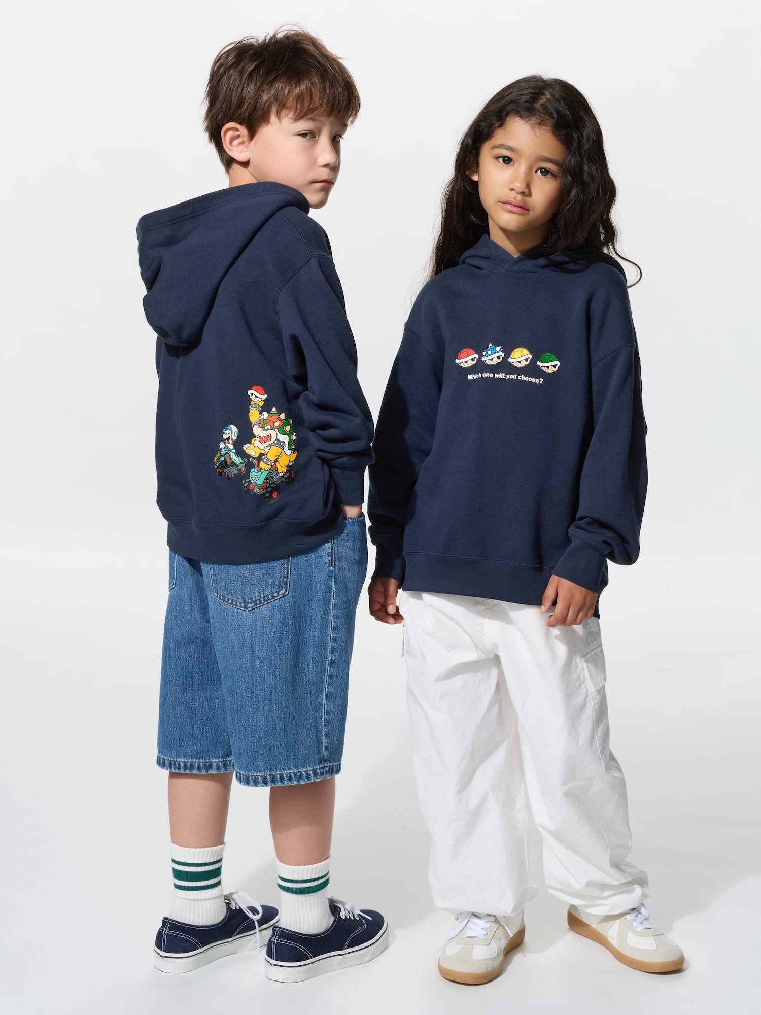 MARIO KART WORLD UT Baskılı Kapüşonlu Sweatshirt