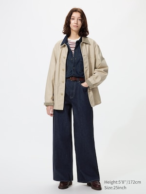 High Rise Wide Jeans