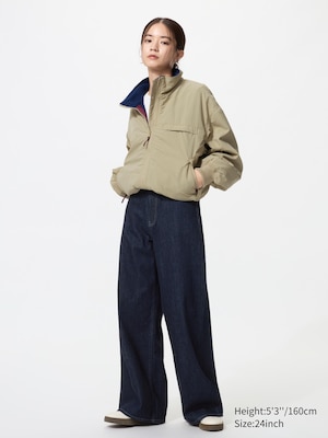 High Rise Wide Jeans (Shorter)