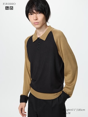 3D Knit Seamless Polo Jumper
