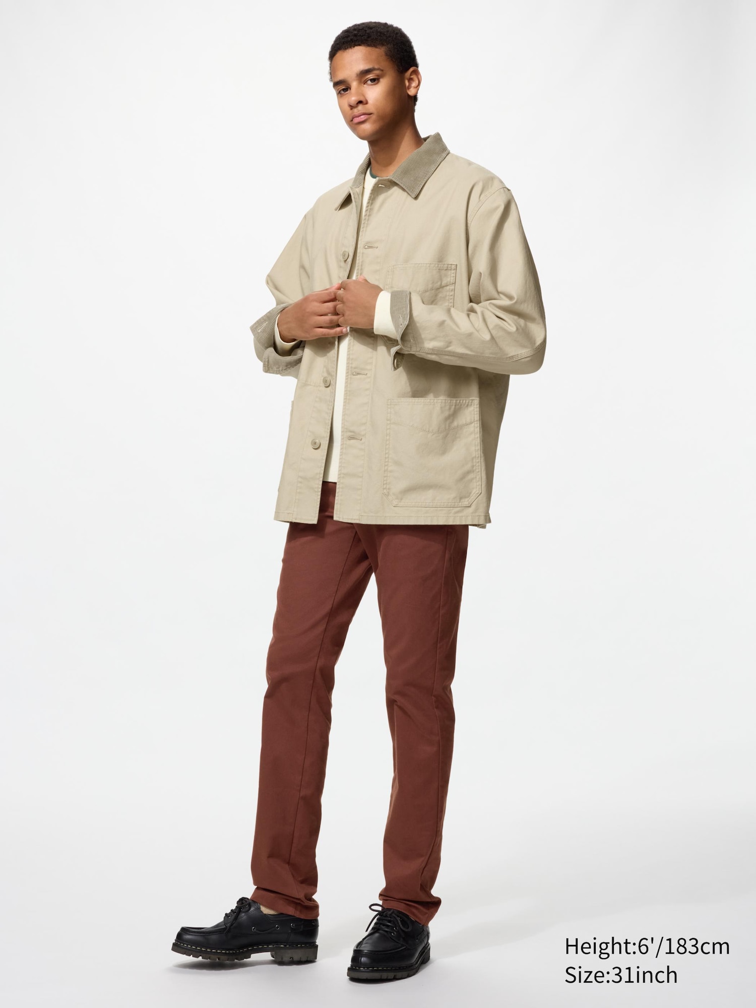 Dar Kesim Chino Pantolon (Uzun Boy)