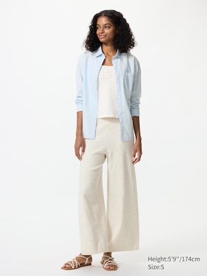 Washable Knit Trousers (Smooth)