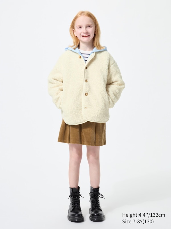 Pile Lined Fleece Cardigan