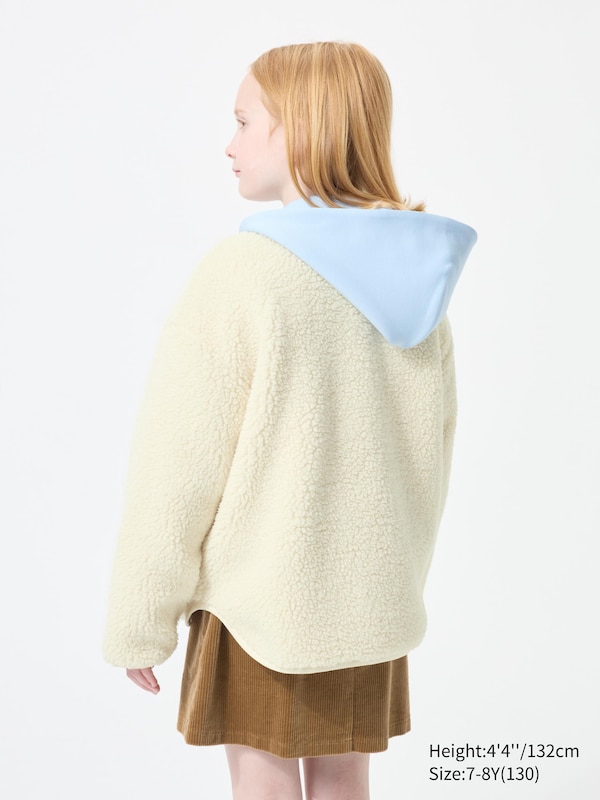 Pile Lined Fleece Cardigan