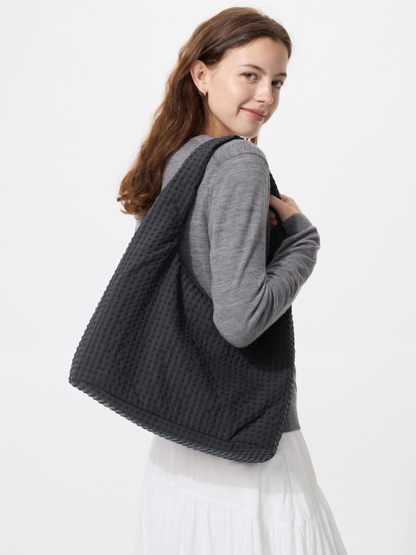 Seersucker Shoulder Bag