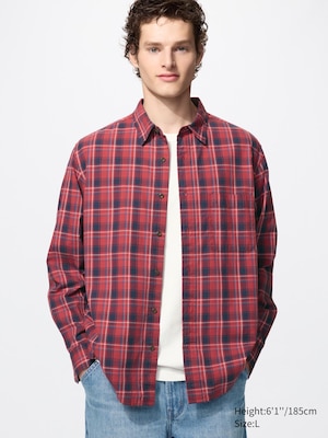 Cotton Twill Shirt (Checked)