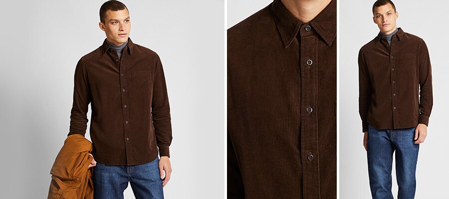 CHEMISE EN VELOURS CÔTELÉ