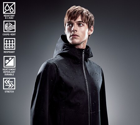 PARKA À CAPUCHE BLOCKTECH
