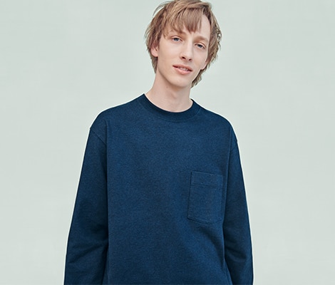UNIQLO U CREW NECK LONG SLEEVED T-SHIRT