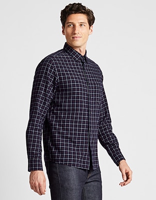 FLANNEL REGULAR FIT CHECKED SHIRT