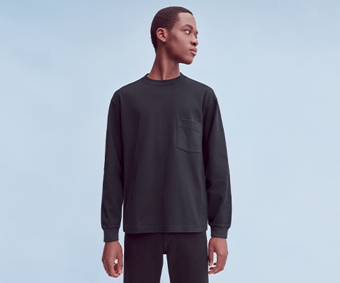 Uniqlo U Crew Neck Long Sleeved T-Shirt