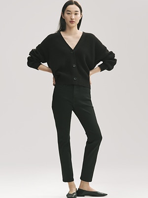 HIGH RISE SKINNY FIT SCULPTING ANKLE LENGTH JEANS