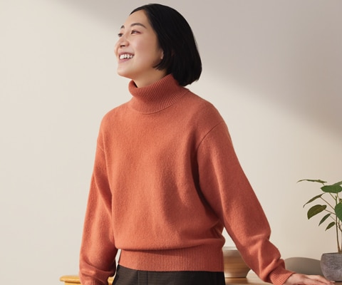 Women Lambswool Jumpers Cardigans Uniqlo